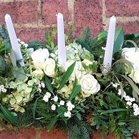 fwthumbCHRISTMAS TABLE CENTRE 65CM  LONG IN WHITE.jpg